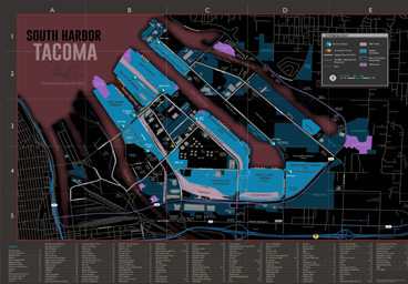 Tacoma Black Map